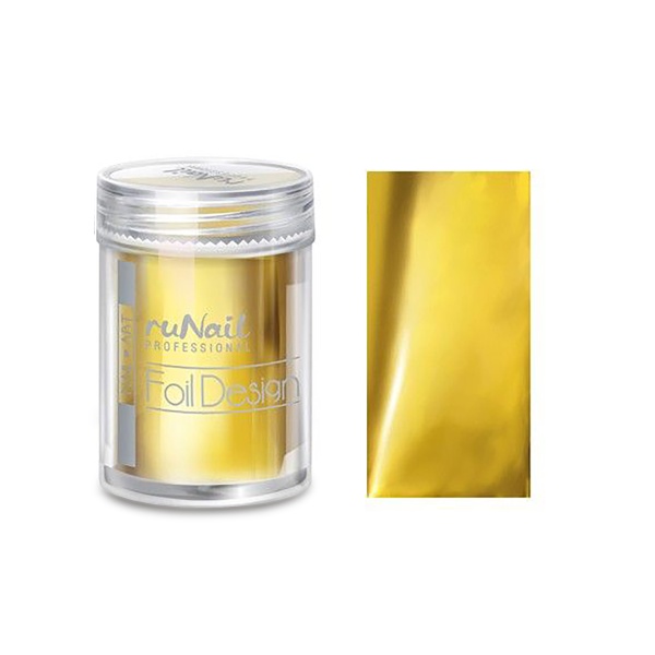 Runail Фольга переводная, в баночке, №1986 золото, 1.5 м купить - 0