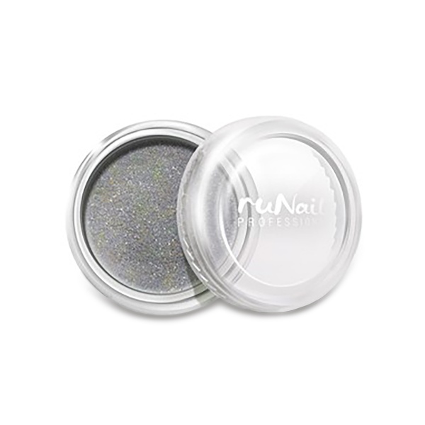 Runail Пыль для дизайна, №1171 серебряный купить - 0