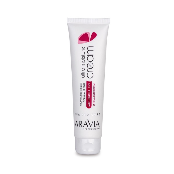 Aravia Professional Крем для ног ультраувлажняющий с мочевиной 15% и PHA-кислотами Ultra Moisture Cream, 100 мл купить - 0