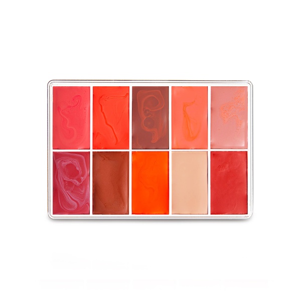 Maqpro Палетка 10 цветов Fard Crème, Blush, 15 мл купить - 0