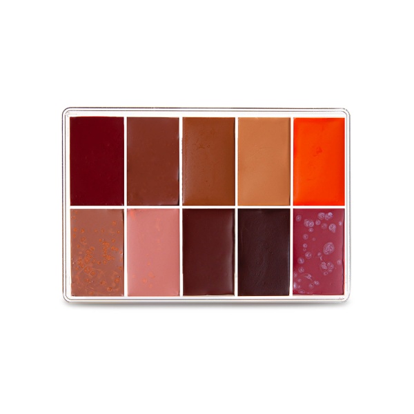 Maqpro Палетка 10 цветов Fard Crème, MA13, 15 мл купить - 0