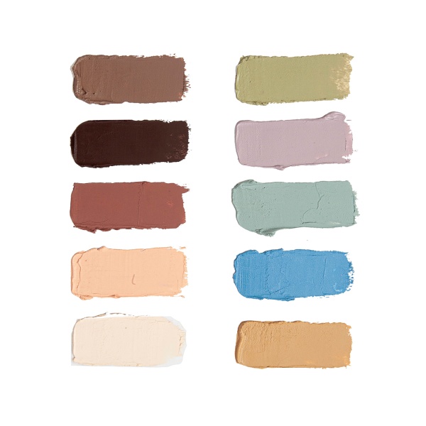 Maqpro Палетка 10 цветов Fard Crème, Pastel, 15 мл купить - 0