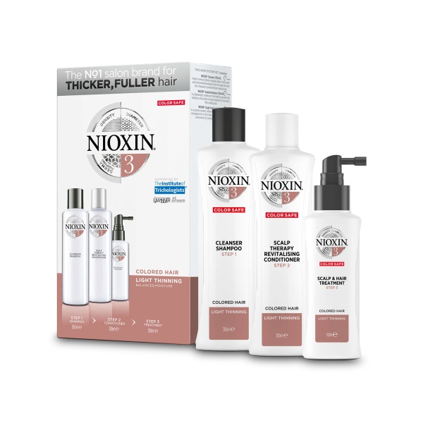 Nioxin Набор Система 3 для окрашенных волос с тенденцией к истончению XXL: Шампунь + Кондиционер + Маска, 300 мл + 300 мл + 100 мл купить - 0