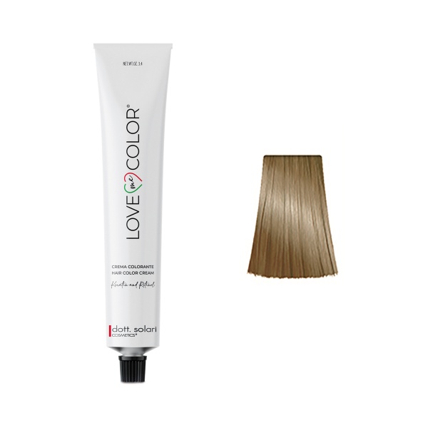 Dott.Solari Cosmetics Краска для волос Love Me Color, 8.00 интенсивный светло-русый, 100 мл купить - 0