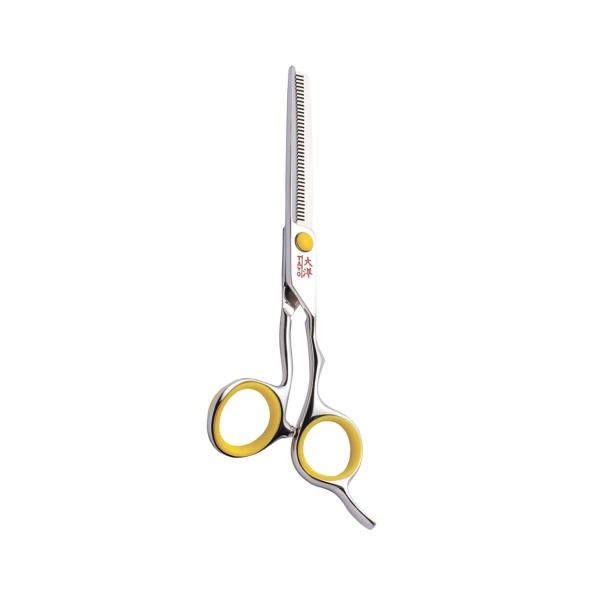 Tayo Парикмахерские ножницы филировочные Duet, 5.5", 40 зубцов, желтые купить - 0