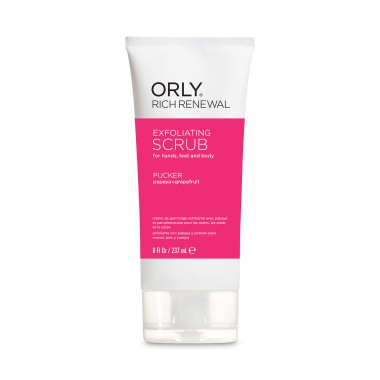 Orly Скраб для рук, ног и тела Rich Renewal Scrub Pucker, с ароматом папайи и красным грепфрутом, 237 мл купить