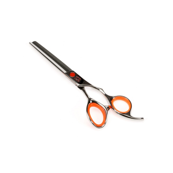 Tayo Парикмахерские ножницы филировочные эргономичные Orange, 6", 40 зубцов купить - 0