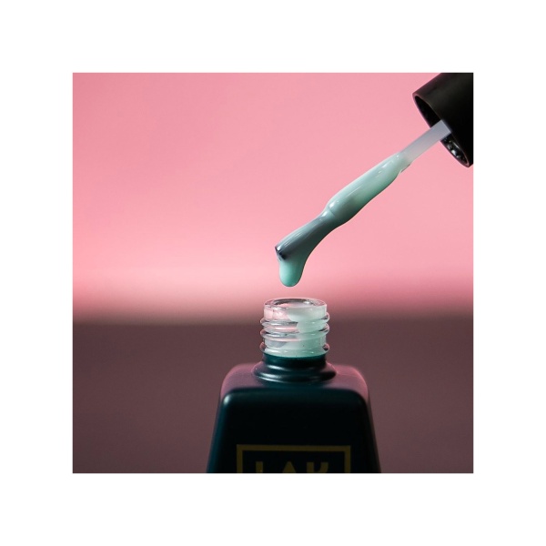 Lakres База цветная для гель-лака Жидкий полигель, Mint, 15 мл купить - 0