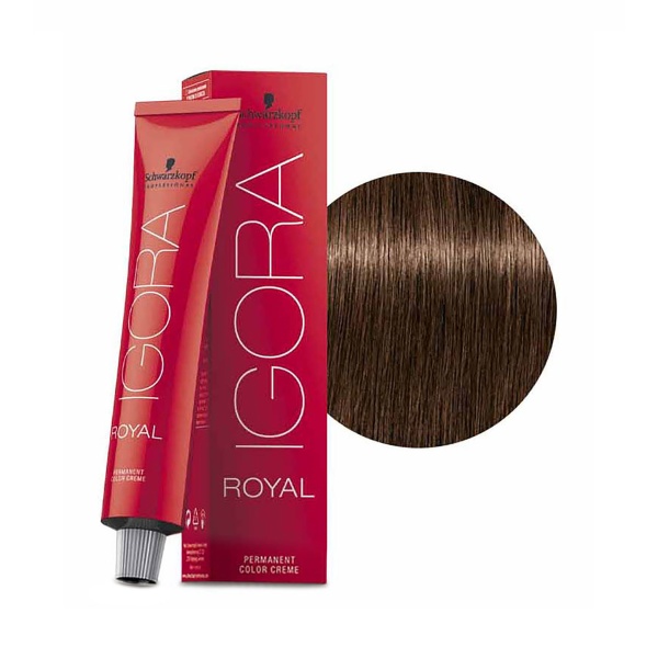 Schwarzkopf Professional Крем-краска для волос Igora Royal, 5-65 Светлый коричневый шоколадный золотистый, 60 мл купить - 0