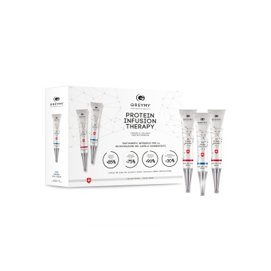 Greymy Ампулы Rx100 концентрат кератина + гидроколлаген (восстанавливающая сыворотка) Ampoules Rx100 KTA + Hydrocollagen, 3 х 20 мл + 3 х 20 мл купить