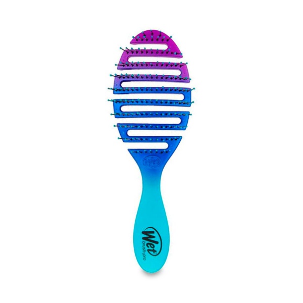 Wet Brush Щетка для быстрой сушки волос с мягкой ручкой Омбре Flex dry Ombre Teal купить - 0