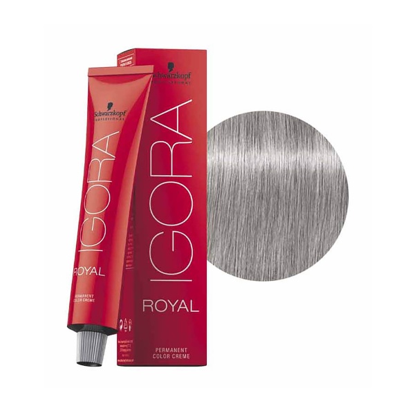 Schwarzkopf Professional Крем-краска для волос Igora Royal, 9,5-22 Светлый блондин пастельный пепельный экстра, 60 мл купить - 0