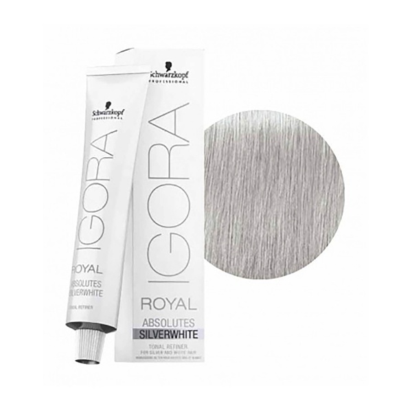 Schwarzkopf Professional Крем-краска для волос Igora Royal SilverWhite, Серебро, 60 мл купить - 0