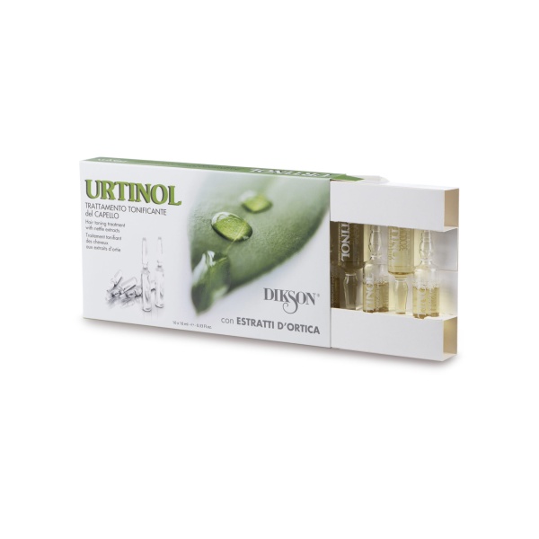 Dikson Тонизирующее средство с экстрактом крапивы в ампулах Urtinol, 10 x 10 мл купить - 0