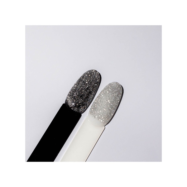 Zoo Nail Art Глиттер светоотражающий Светлячок, №1601 светлое серебро, 1 гр купить - 0