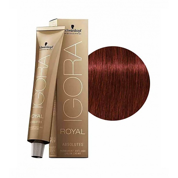 Schwarzkopf Professional Краска для волос Igora Absolute, 6-80 темный русый красный натуральный, 60 мл купить - 0