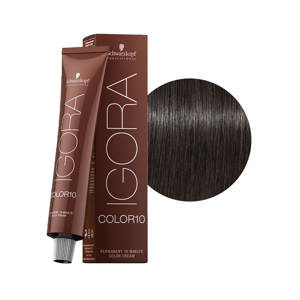 Schwarzkopf Professional Краска для седых волос Igora Color10, 5-12 Светлый коричневый сандрэ пепельный, 60 мл купить - 0