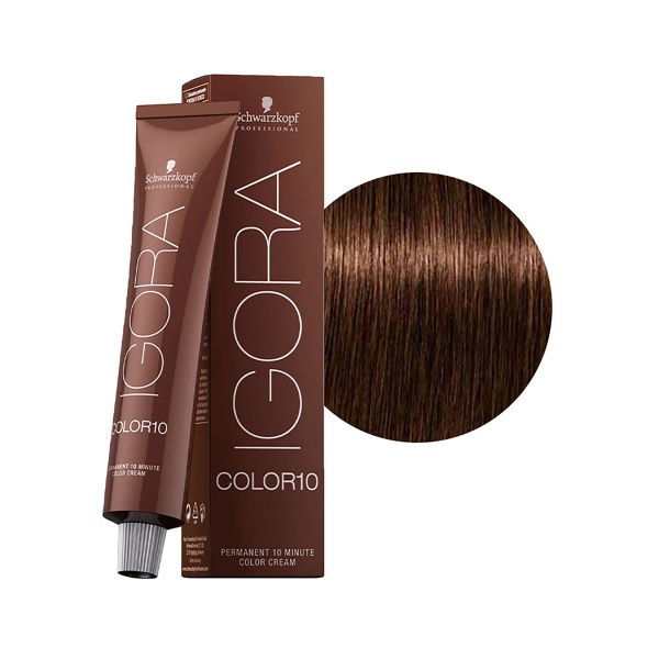 Schwarzkopf Professional Краска для седых волос Igora Color10, 6-65 Темный русый шоколадный золотистый, 60 мл купить - 0