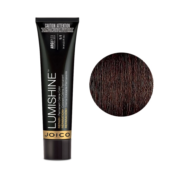 Joico Крем-краска перманентная Lumishine, LP4NG/Средне-коричневый натурально-золотистый, 74 мл купить - 0