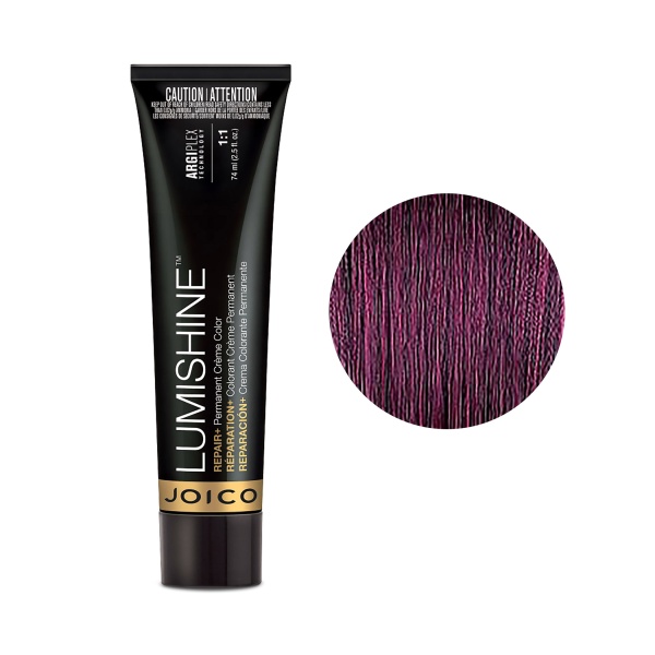 Joico Крем-краска перманентная Lumishine, LP4VV/Средне-коричневый интенсивно фиолетовый, 74 мл купить - 0