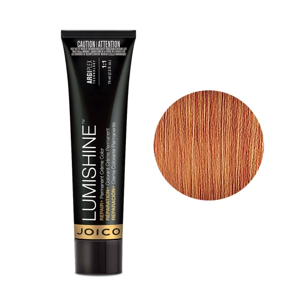 Joico Крем-краска перманентная Lumishine, LP6NRG/темный блондин натурально-красно-золотистый, 74 мл купить - 0