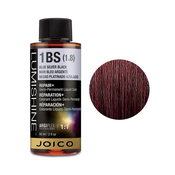 Joico Крем-краска полуперманентная Lumishine, LPP4RR/Средне-коричневый интенсивно-красный, 60 мл купить - 0