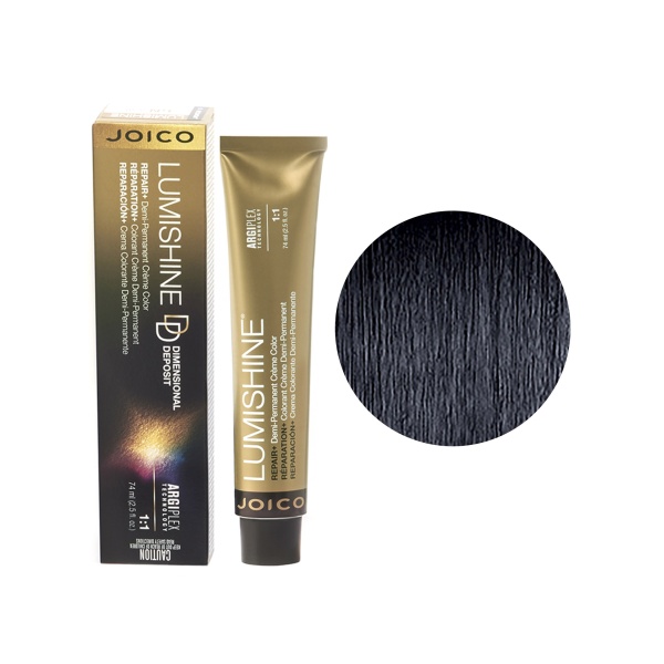 Joico Крем-краска перманентная Lumishine, DD1bs Крем-краска Сине-Серебристый Черный, 74 мл купить - 0