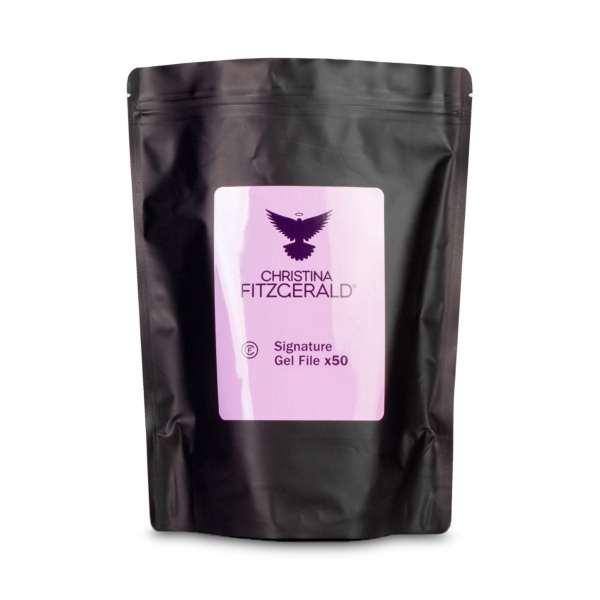 Christina Fitzgerald Сменные абразивы для ногтей с гелевым покрытием для основы Полумесяц Signature Gel File Refill, 100 грит, 50 шт купить - 0