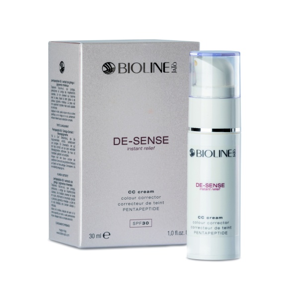 Bioline JaTo Корректирующий цвет СС-крем с пептидами SPF 30 De-Sense, 30 мл купить - 0