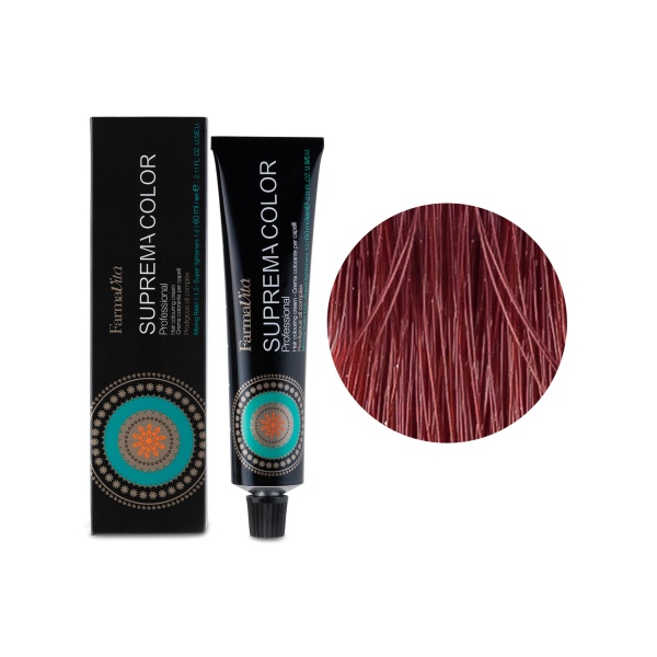 Farmavita Стойкая крем-краска Suprema Color, 7.66 блондин насыщенный красный, 60 мл купить - 0