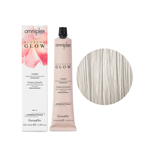 Farmavita Крем-краска без аммиака Omniplex Blossom Glow Toner, 10.11 пепельный, 100 мл купить - 0
