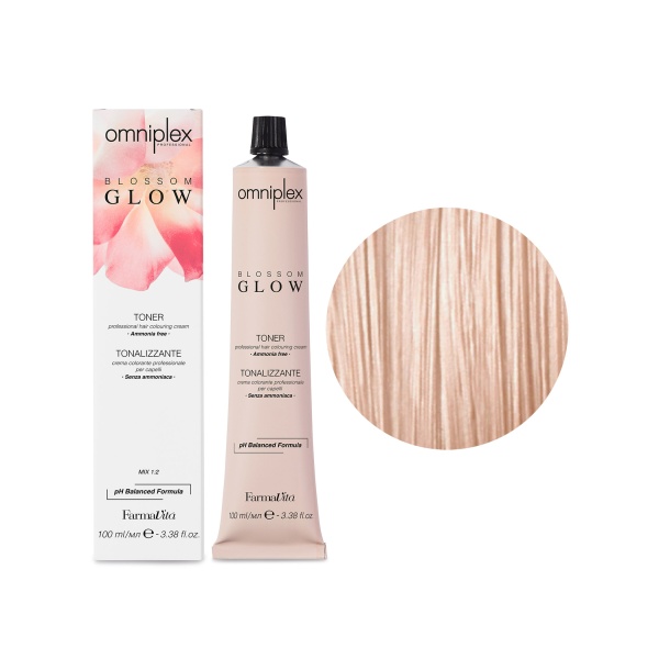 Farmavita Крем-краска без аммиака Omniplex Blossom Glow Toner, 10.43 абрикосовый, 100 мл купить - 0