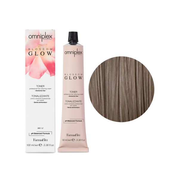Farmavita Крем-краска без аммиака Omniplex Blossom Glow Toner, 7.8 темно-каштановый, 100 мл купить - 0