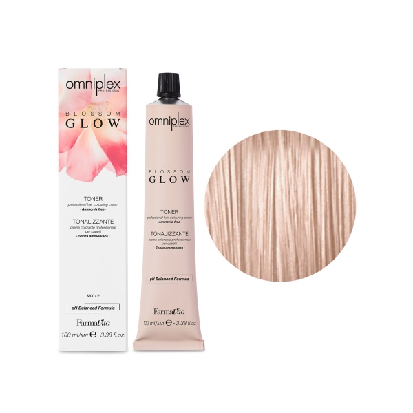 Farmavita Крем-краска без аммиака Omniplex Blossom Glow Toner, 9.5 коричневый махагон, 100 мл купить - 0