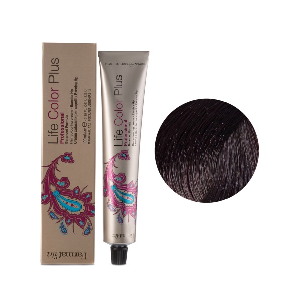 Farmavita Стойкая крем-краска Life Color Plus, 4.5 темный махагон, 100 мл купить - 0