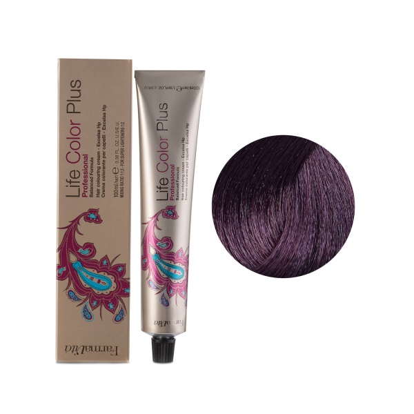 Farmavita Стойкая крем-краска Life Color Plus, 5.20 светлый ирис, 100 мл купить - 0