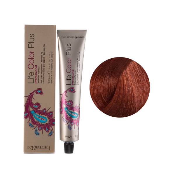 Farmavita Стойкая крем-краска Life Color Plus, 7.43 медно-золотистый блондин, 100 мл купить - 0