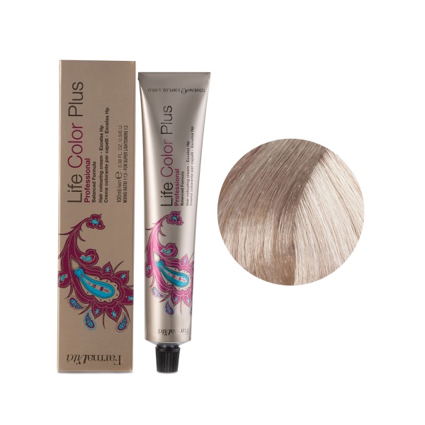 Farmavita Стойкая крем-краска Life Color Plus, 12.81 мерцающий платиновый, 100 мл купить - 0