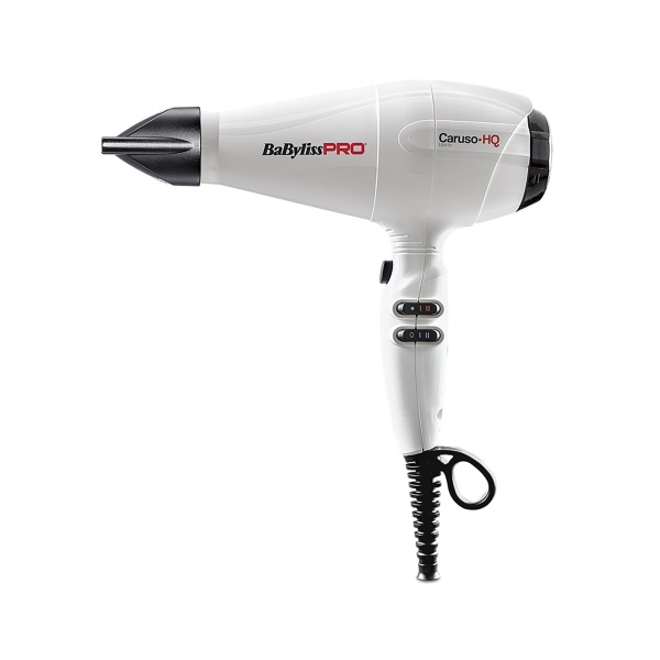 BaByliss Pro Фен Caruso-HQ Dryer Ionic, BAB6970WIE, белый, 2400 Вт купить - 0