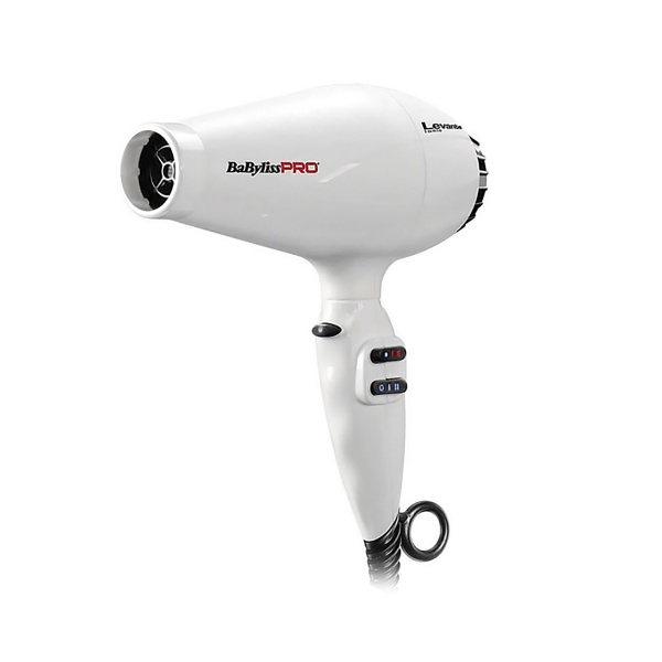 BaByliss Pro Фен Levante-HQ BAB6950WIE, белый, 2100 Вт купить - 0