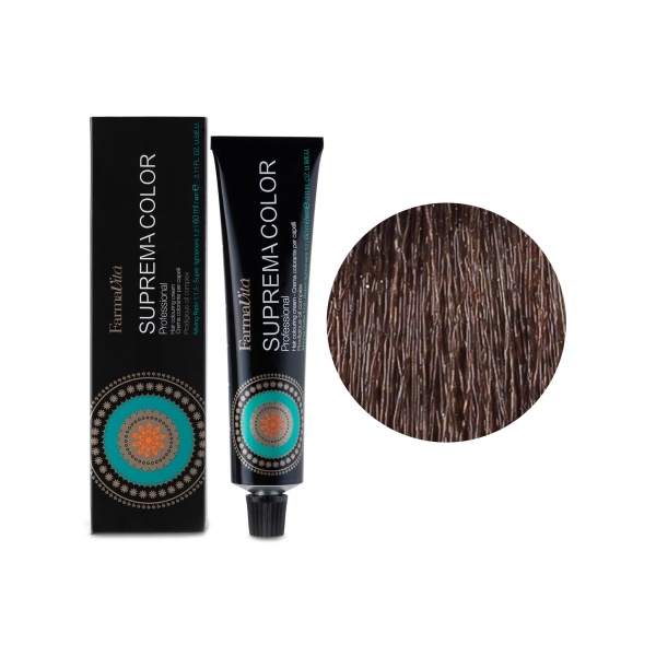 Farmavita Стойкая крем-краска Suprema Color, 7.7 очень светлый коричневый кашемир, 60 мл купить - 0