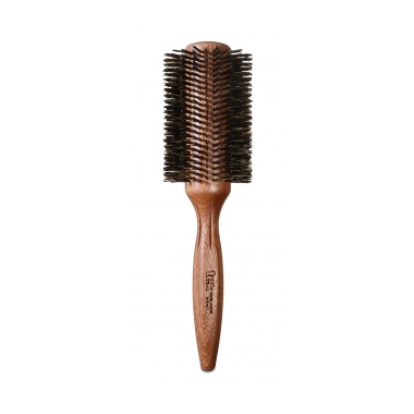 Tek Щетка круглая из красного дерева с усиленной щетиной кабана Round Brush in Mahogany Wood with Natural Bristles, 70 мм купить
