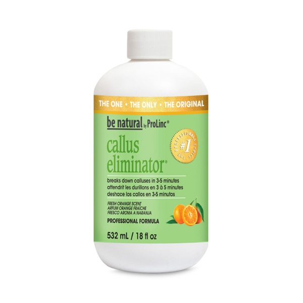 Be Natural Средство для удаления натоптышей жидкое лезвие Callus Eliminator, аромат апельсина, 532 мл купить - 0