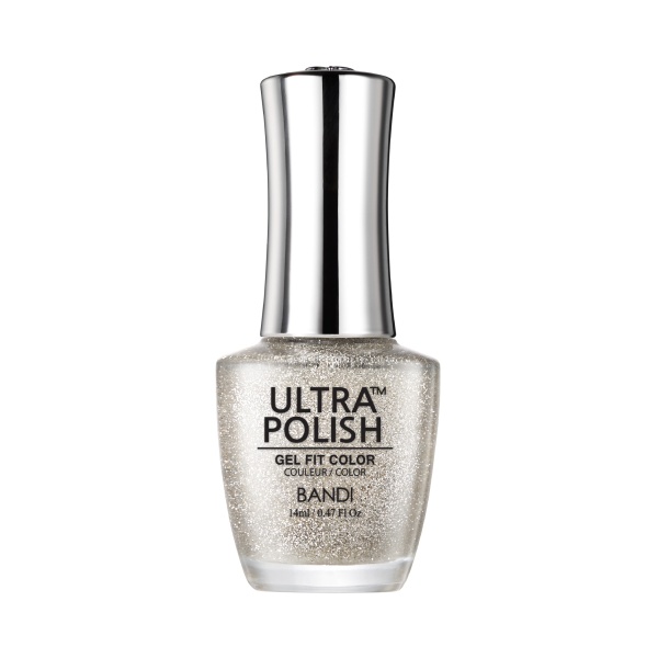 Bandi Ультра лак для ногтей Ultra Polish Gel Fit Color, UP806G Sugaring Silver, 14 мл, 14 мл купить - 0