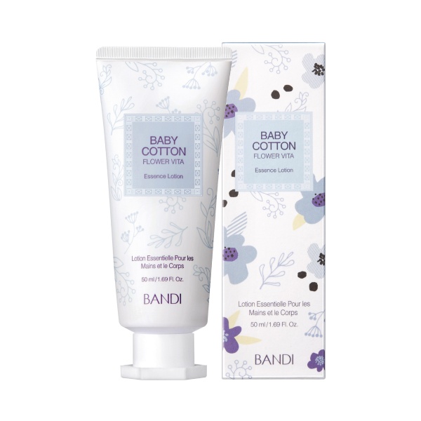 Bandi Лосьон для рук Flower Vita Essence Lotion Baby Cotton, Нежность хлопка, 50 мл купить - 0