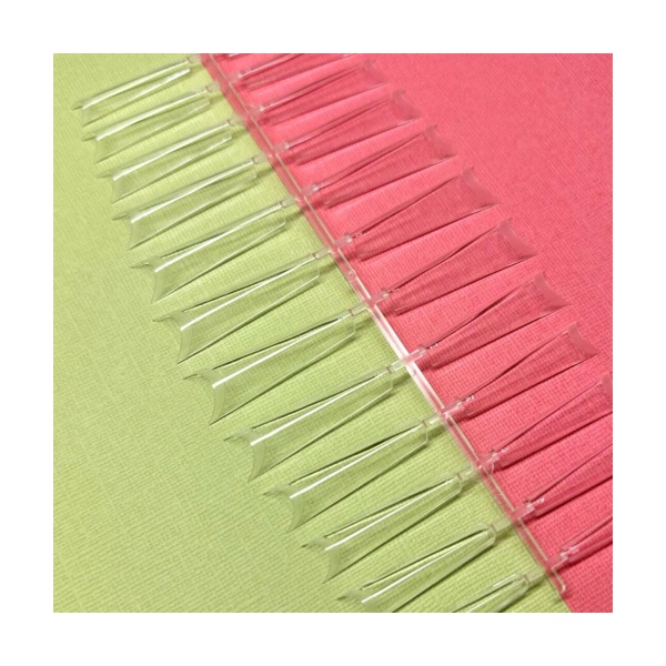 Lakres Гелевые типсы Балерина без апекса Long Salon312 прозрачные, 24 шт купить - 0