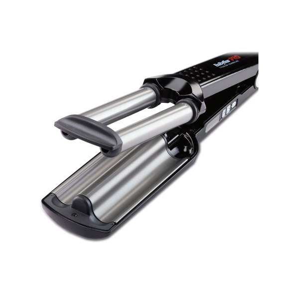 BaByliss Pro Плойка Titanium Tourmaline Ionic 3D Waver BAB2369TTE, с терморегулятором, 19 мм купить - 0