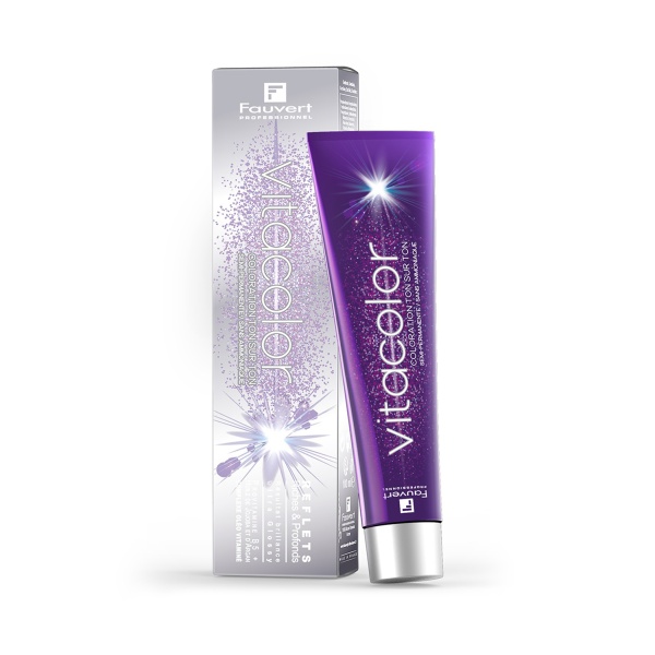 Fauvert Professionnel Краситель тон в тон Vitacolor, металлик стальной, 100 мл купить - 0
