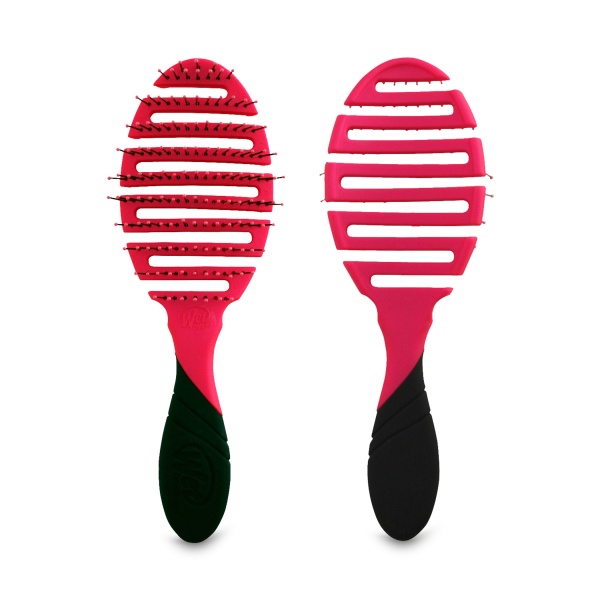 Wet brush Щетка для быстрой сушки волос Pro flex Dry, розовая купить - 0