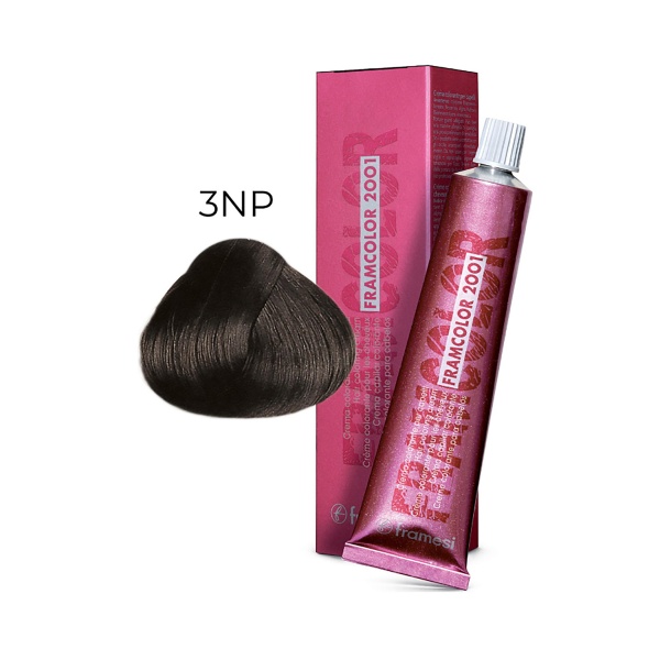 Framesi Крем-краска для волос Framcolor 2001, 3NP темный шатен, 60 мл купить - 0